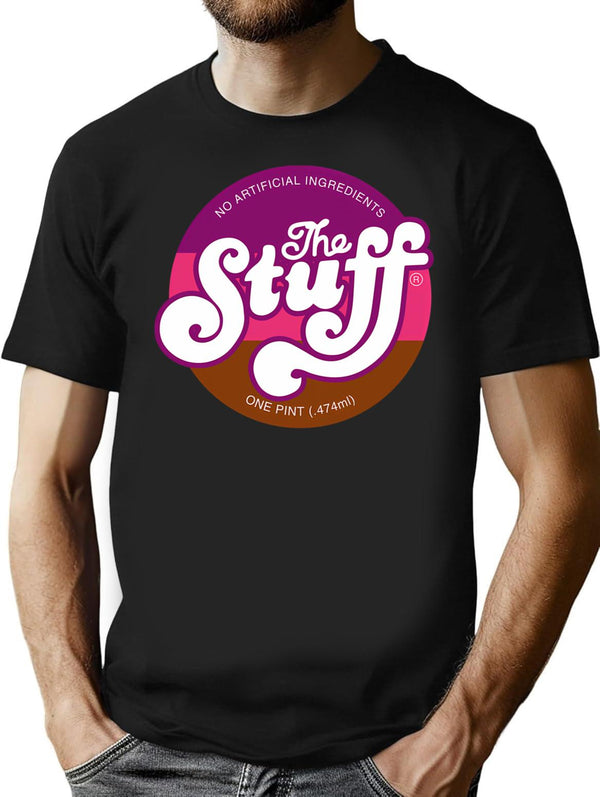 The Stuff - Horror Movie T-Shirt for Men & Women, T-Shirts Graphic Tee - Black