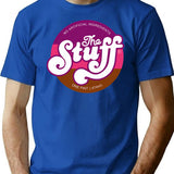 The Stuff - Horror Movie T-Shirt for Men & Women, T-Shirts Graphic Tee - Blue