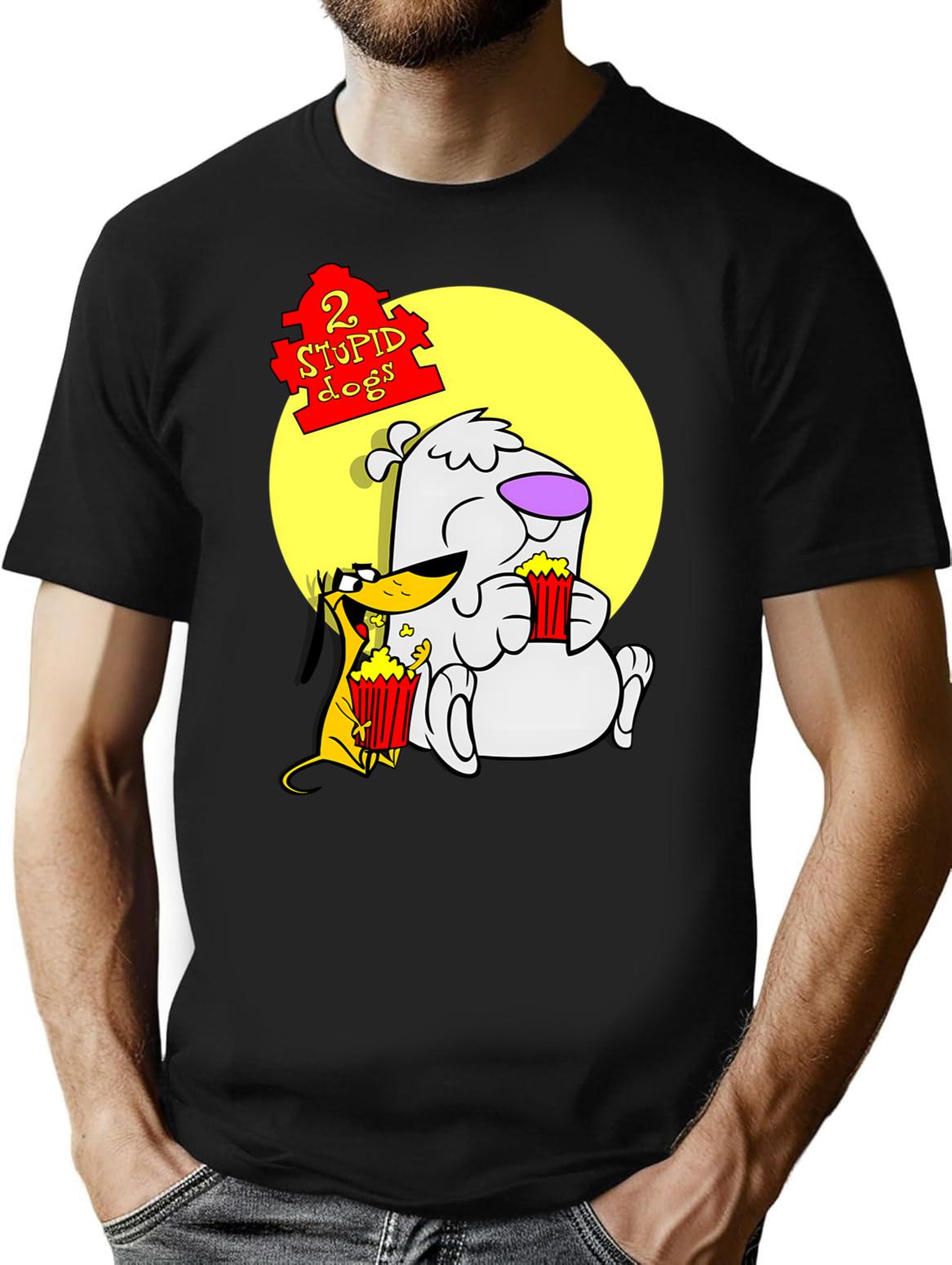 The Stupid Friends T-Shirt for Men & Women, T-Shirts Graphic Tee - Black