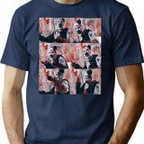 The Terrifier Art The Clown (2) T-Shirt for Men & Women, T-Shirts Graphic Tee - Navy