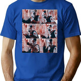 The Terrifier Art The Clown (2) T-Shirt for Men & Women, T-Shirts Graphic Tee - Blue