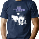 The Terrifier Exorcist T-Shirt for Men & Women, T-Shirts Graphic Tee - Navy