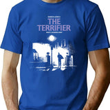 The Terrifier Exorcist T-Shirt for Men & Women, T-Shirts Graphic Tee - Blue