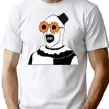 The Terrifier Sunglasses T-Shirt for Men & Women, T-Shirts Graphic Tee - White