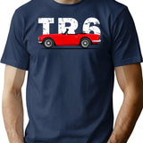 The Tr6 T-Shirt for Men & Women, T-Shirts Graphic Tee - Navy