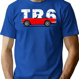 The Tr6 T-Shirt for Men & Women, T-Shirts Graphic Tee - Blue