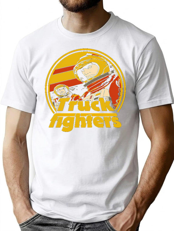 The Truckfighters Astronauts Vintage T-Shirt for Men & Women, T-Shirts Graphic Tee - White