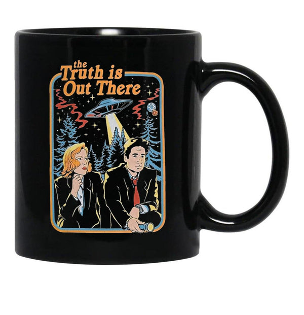 The Truth Is Out There - X Files Funny Classic Coffee Mug Black Coffee Mug, Gift Coffee Mug - Black