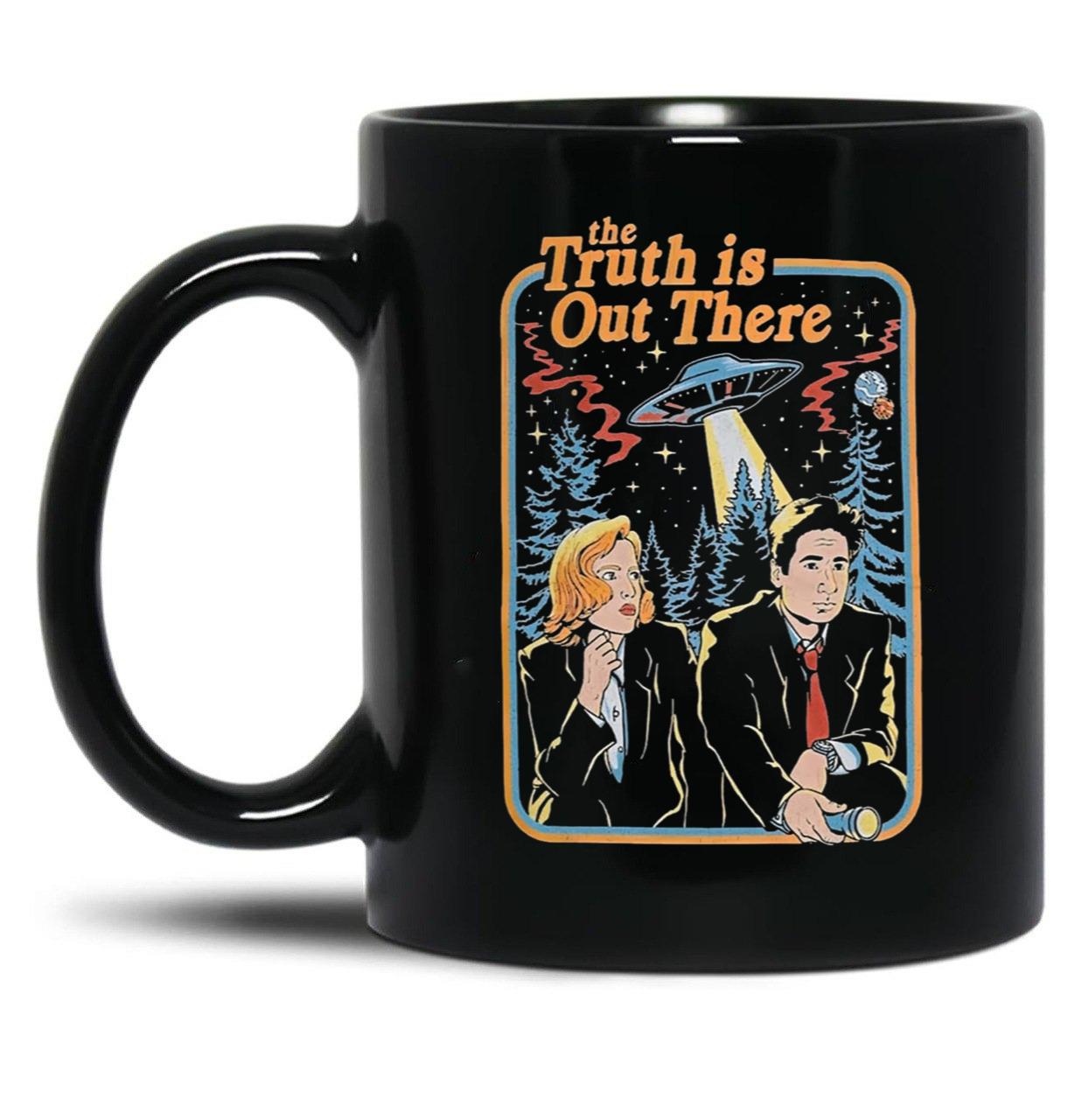The Truth Is Out There - X Files Funny Classic Coffee Mug Black Coffee Mug, Gift Coffee Mug