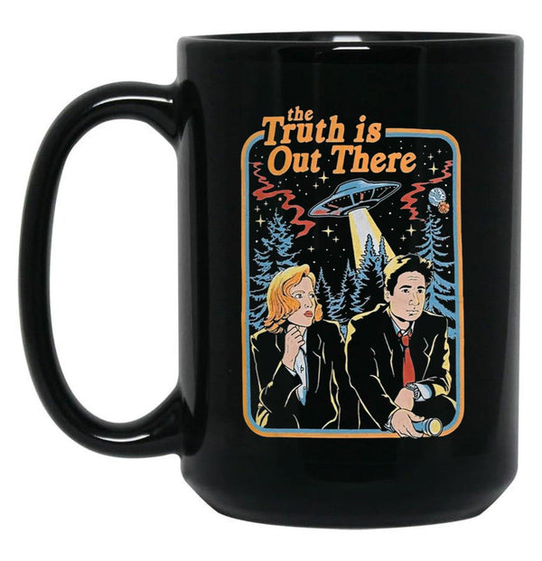 The Truth Is Out There - X Files Funny Classic Coffee Mug Black Coffee Mug, Gift Coffee Mug - Black