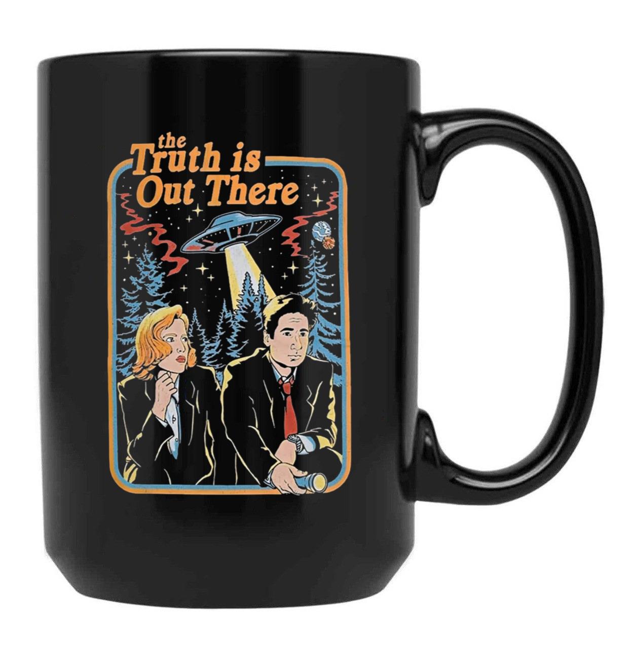 The Truth Is Out There - X Files Funny Classic Coffee Mug Black Coffee Mug, Gift Coffee Mug