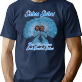The Two Sisters - There Were Never Such Devoted Sisters T-Shirt for Men & Women, T-Shirts Graphic Tee - Navy