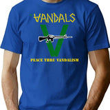The Vandals T-Shirt for Men & Women, T-Shirts Graphic Tee - Blue