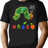 The Very Hungry Caterpillar Vintage Mens For Women Classic T-Shirt for Men & Women, T-Shirts Graphic Tee - Black