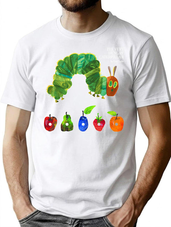 The Very Hungry Caterpillar Vintage Mens For Women Classic T-Shirt for Men & Women, T-Shirts Graphic Tee - White