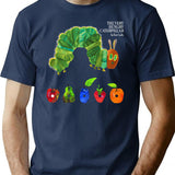 The Very Hungry Caterpillar Vintage Mens For Women Classic T-Shirt for Men & Women, T-Shirts Graphic Tee - Navy