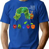The Very Hungry Caterpillar Vintage Mens For Women Classic T-Shirt for Men & Women, T-Shirts Graphic Tee - Blue