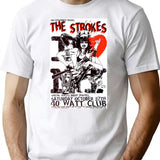 The Vintage Music Art T-Shirt for Men & Women, T-Shirts Graphic Tee - White
