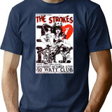 The Vintage Music Art T-Shirt for Men & Women, T-Shirts Graphic Tee - Navy
