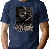The Wolfman Wolfman Wolf Man Werewolf T-Shirt for Men & Women, T-Shirts Graphic Tee - Navy