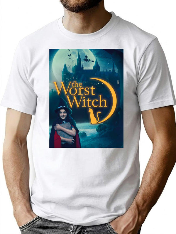 The Worst Witch T-Shirt for Men & Women, T-Shirts Graphic Tee - White