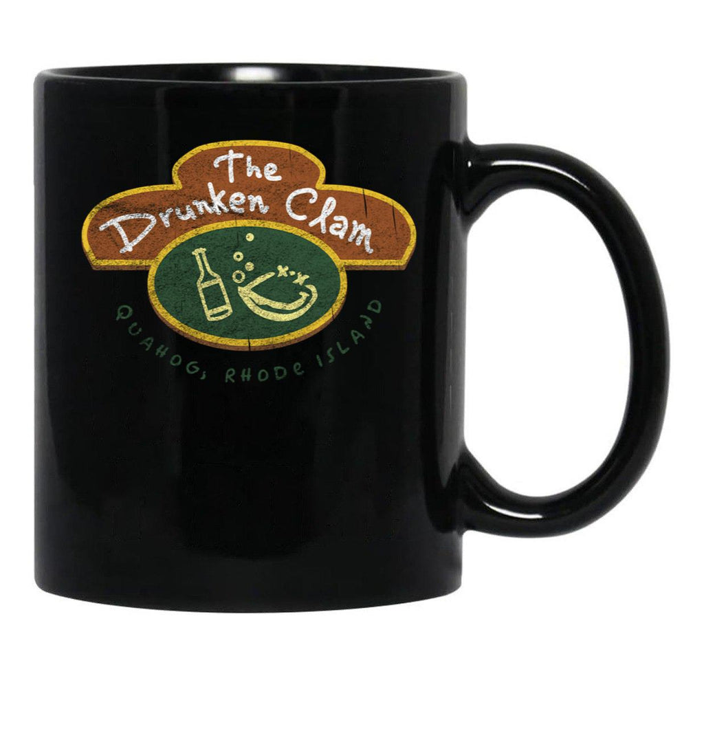 The drunken clam Black Coffee Mug, Gift Coffee Mug - Black