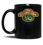 The drunken clam Black Coffee Mug, Gift Coffee Mug