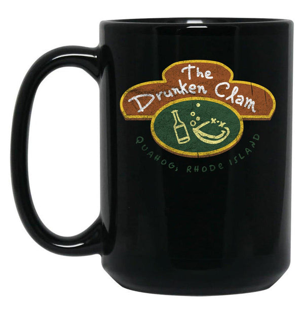 The drunken clam Black Coffee Mug, Gift Coffee Mug - Black