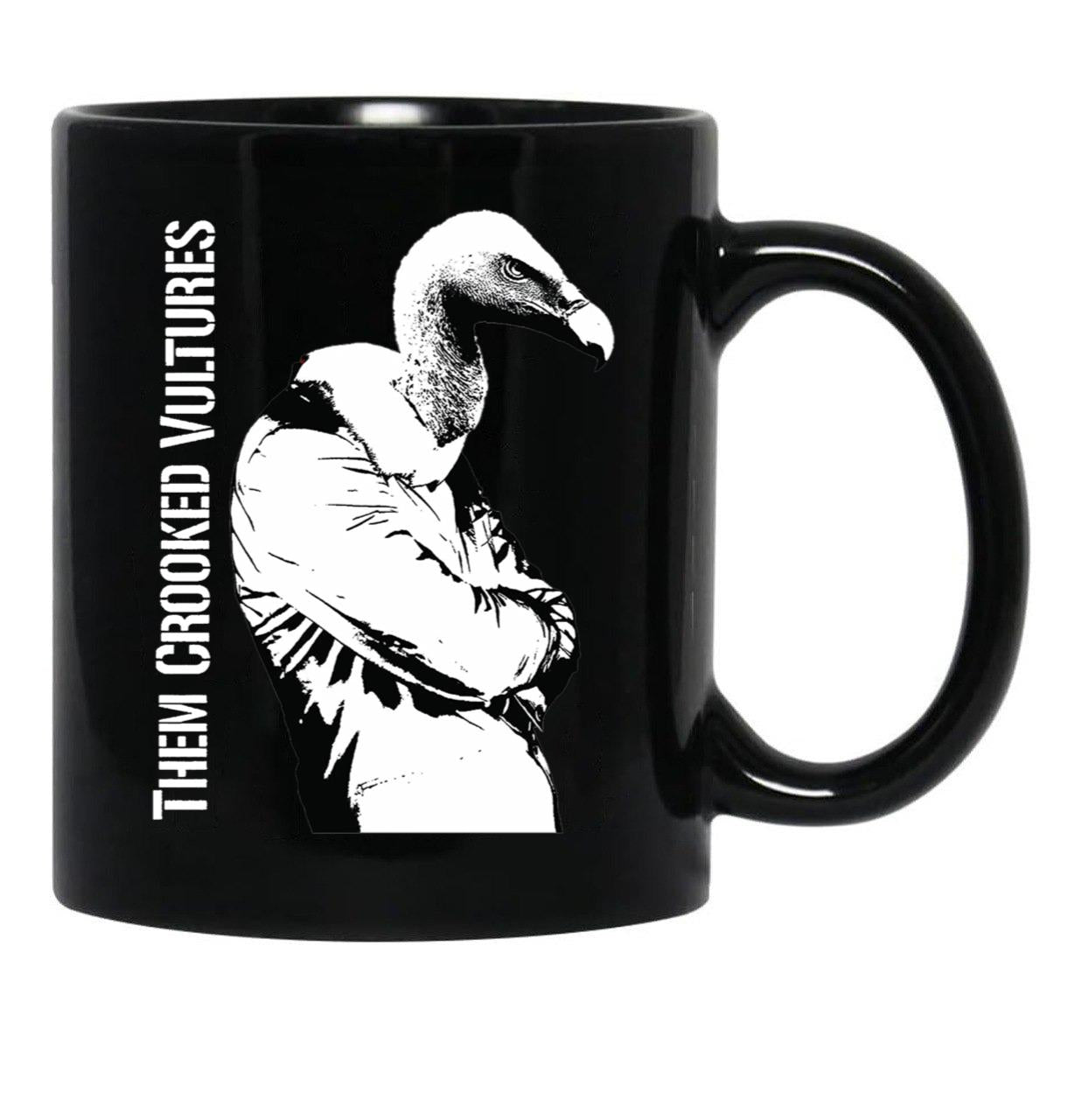 Them Crooked Vulture Black Coffee Mug, Gift Coffee Mug - Black