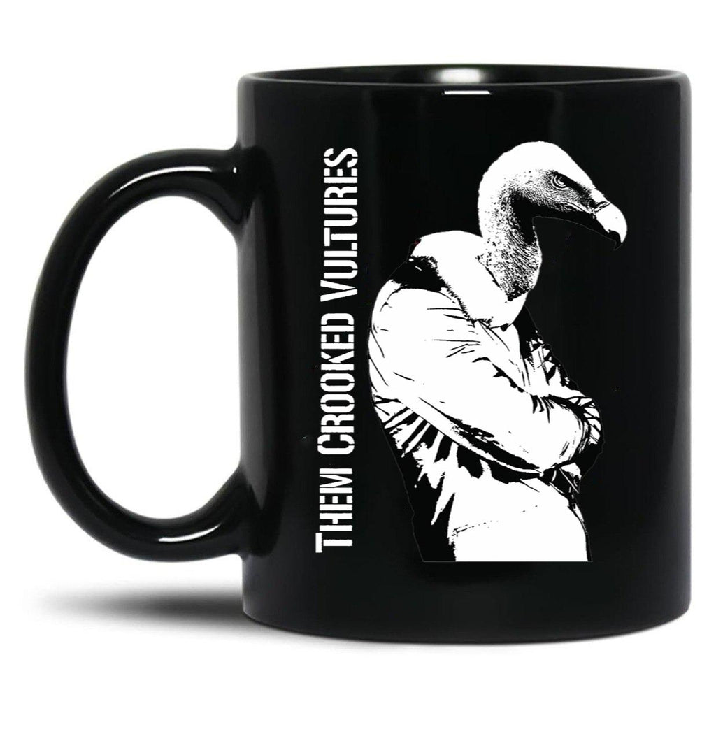 Them Crooked Vulture Black Coffee Mug, Gift Coffee Mug