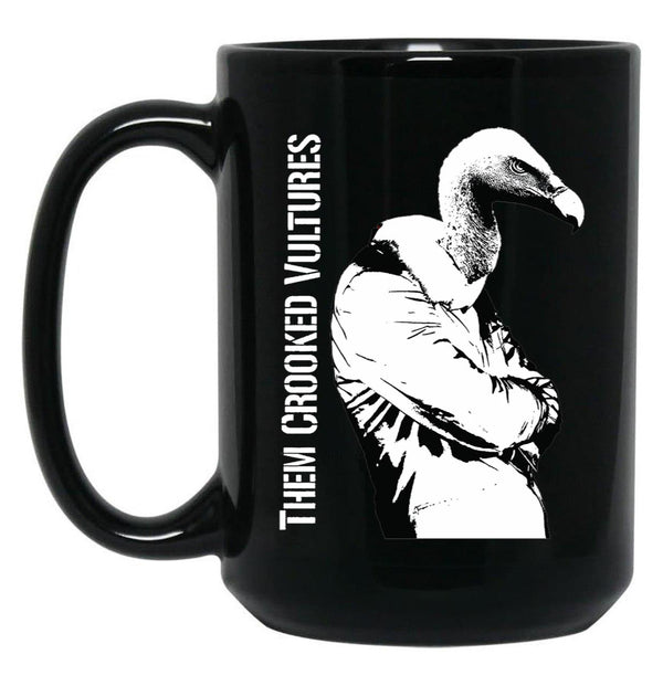 Them Crooked Vulture Black Coffee Mug, Gift Coffee Mug - Black