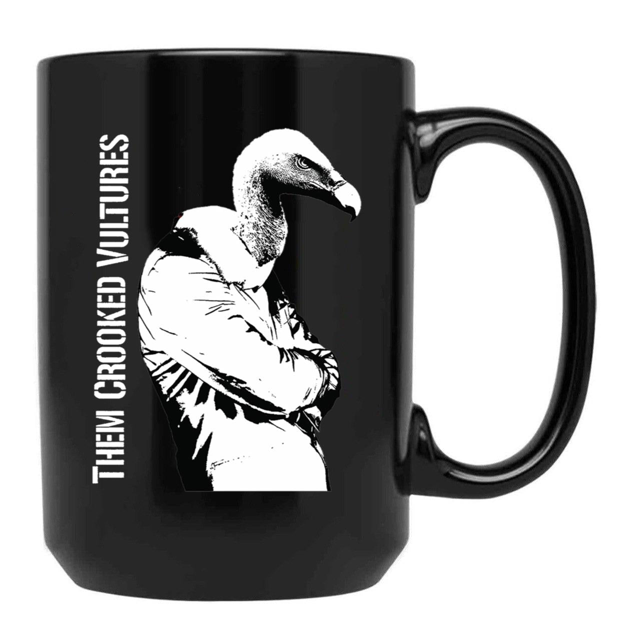 Them Crooked Vulture Black Coffee Mug, Gift Coffee Mug