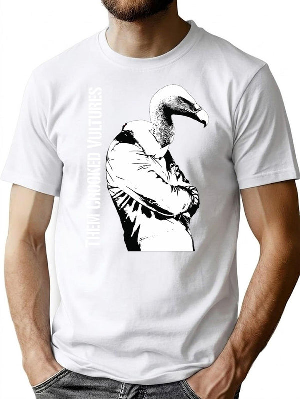 Them Crooked Vulture Premium Heavyweight Cotton T-Shirt - White