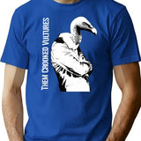 Them Crooked Vulture Premium Heavyweight Cotton T-Shirt - Blue