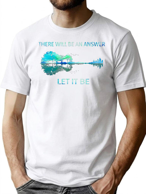 There Will Be an Answer Let It Be Essential 23 Premium Heavyweight Cotton T-Shirt - White