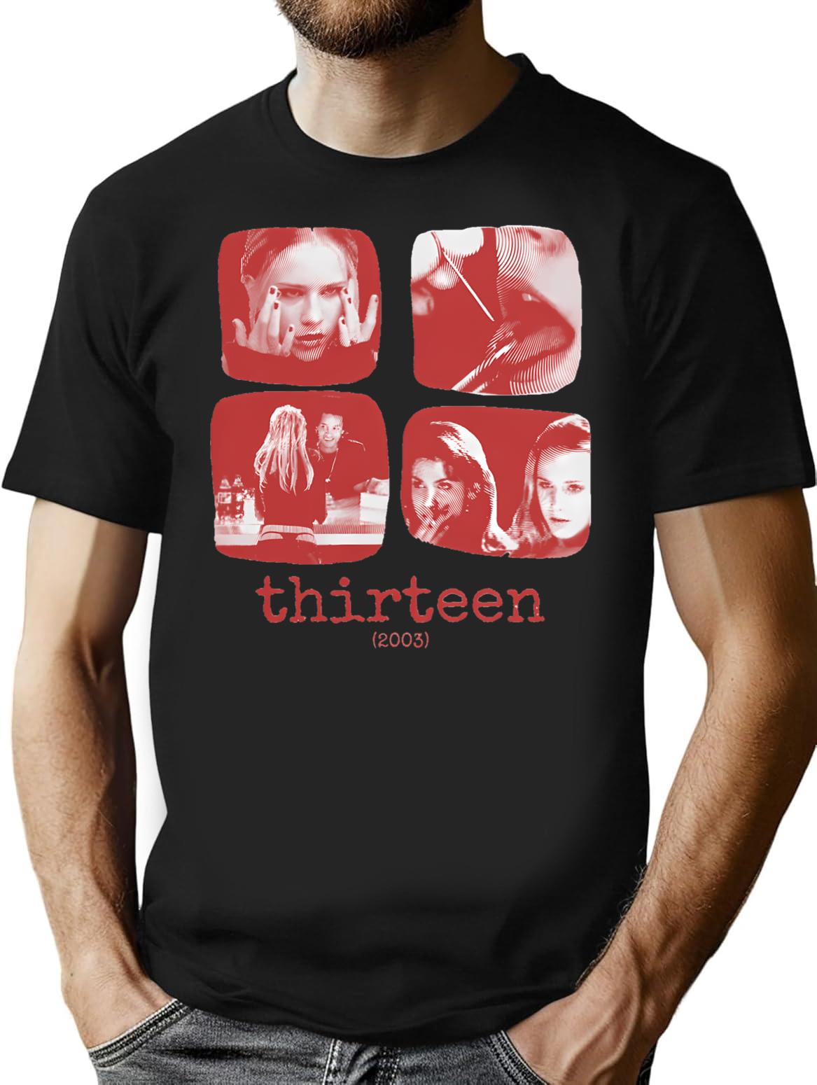 Thirteen Vintage Movie T-Shirt for Men & Women, T-Shirts Graphic Tee - Black