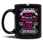 This Girl Loves Her Husband Black Gift Coffee Mug