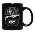 This Girl Stole My Heart She Calls Me Papa Black Gift Coffee Mug - Black