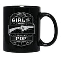 This Girl Stole My Heart She Calls Me Pop Black Gift Coffee Mug - Black
