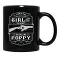 This Girl Stole My Heart She Calls Me Poppy Black Gift Coffee Mug - Black