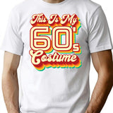 This Is My 60S Costume T-Shirt for Men & Women, T-Shirts Graphic Tee - White