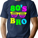 This Is My 80S Bro T-Shirt 80'S 90'S Party T-Shirt for Men & Women, T-Shirts Graphic Tee - Navy