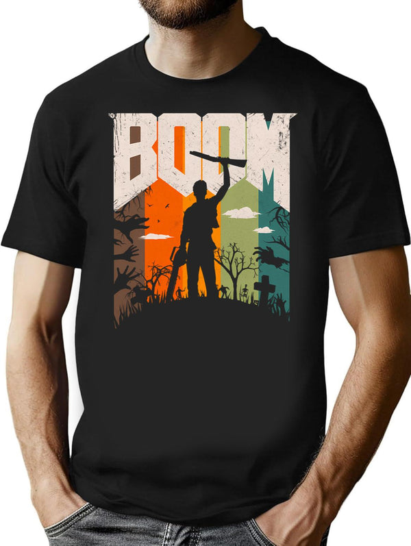 This Is My Boomstick - Vintage Edition T-Shirt for Men & Women, T-Shirts Graphic Tee - Black