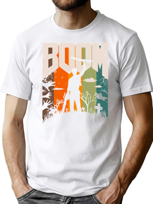 This Is My Boomstick - Vintage Edition T-Shirt for Men & Women, T-Shirts Graphic Tee - White