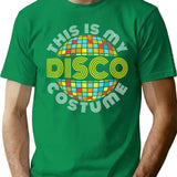 This Is My Disco Costume T-Shirt for Men & Women, T-Shirts Graphic Tee - Green