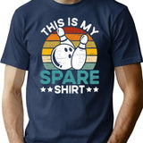 This Is My Spare Bowling Outfit Bowler T-Shirt for Men & Women, T-Shirts Graphic Tee - Navy