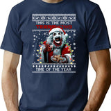 This Is The Terrifying Time Of The Year Terrifier T-Shirt for Men & Women, T-Shirts Graphic Tee - Navy