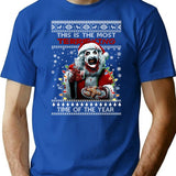 This Is The Terrifying Time Of The Year Terrifier T-Shirt for Men & Women, T-Shirts Graphic Tee - Blue