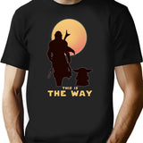 This Is The Way T-Shirt for Men & Women, T-Shirts Graphic Tee - Black