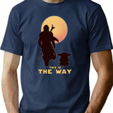 This Is The Way T-Shirt for Men & Women, T-Shirts Graphic Tee - Navy